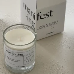 Vela aromática Manifesting 200g Ø9x10cm Clau&Chloe^Casa Viva Hot