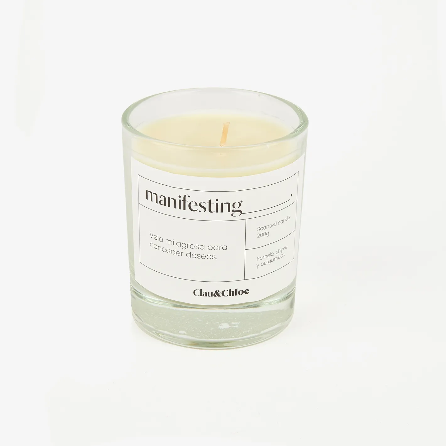 Vela aromática Manifesting 200g Ø9x10cm Clau&Chloe^Casa Viva Hot