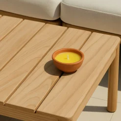 Vela de citronela con cuenco de cerámica Duna Ø11x5cm^Casa Viva Discount