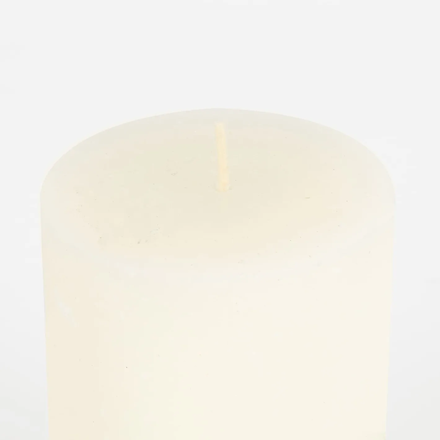 Vela decorativa cilindro crema Kanea Ø7x10cm^Casa Viva Outlet