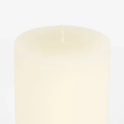 Vela decorativa cilindro crema Kanea Ø7x14cm^Casa Viva