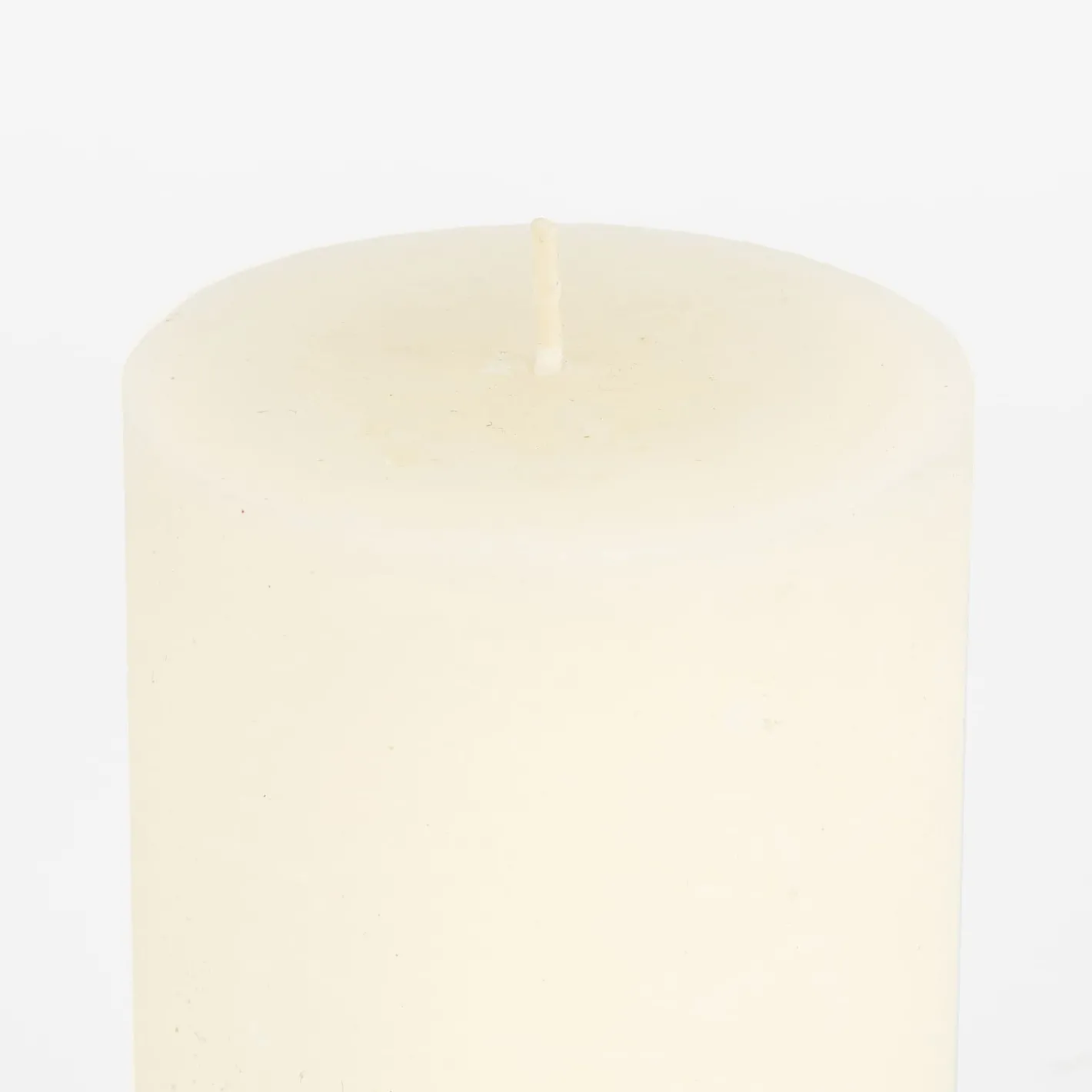 Vela decorativa cilindro crema Kanea Ø7x14cm^Casa Viva