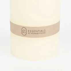 Vela decorativa cilindro crema Kanea Ø7x14cm^Casa Viva