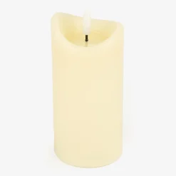 Vela decorativa LED beige Ø7x15cm^Casa Viva Hot
