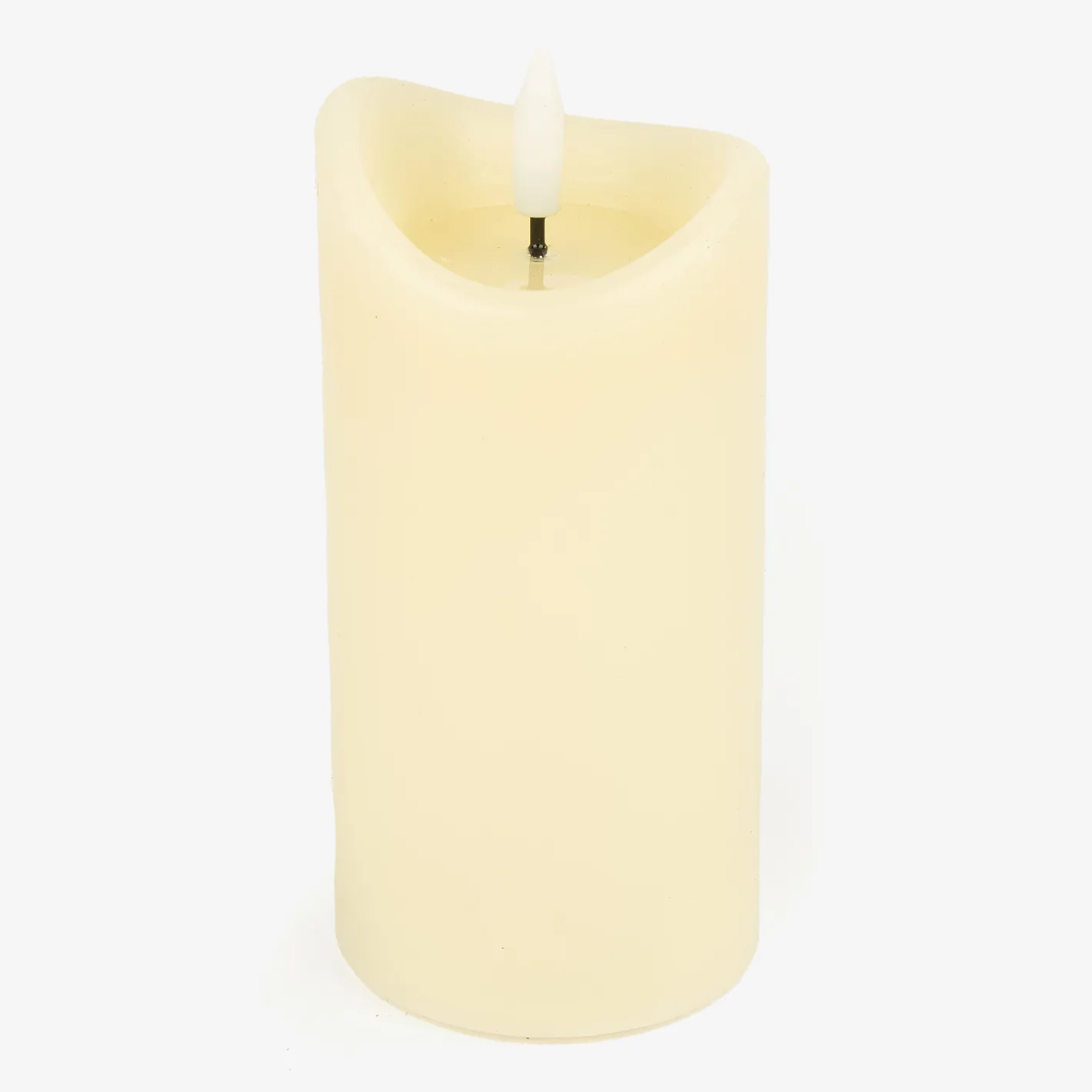 Vela decorativa LED beige Ø7x15cm^Casa Viva Hot