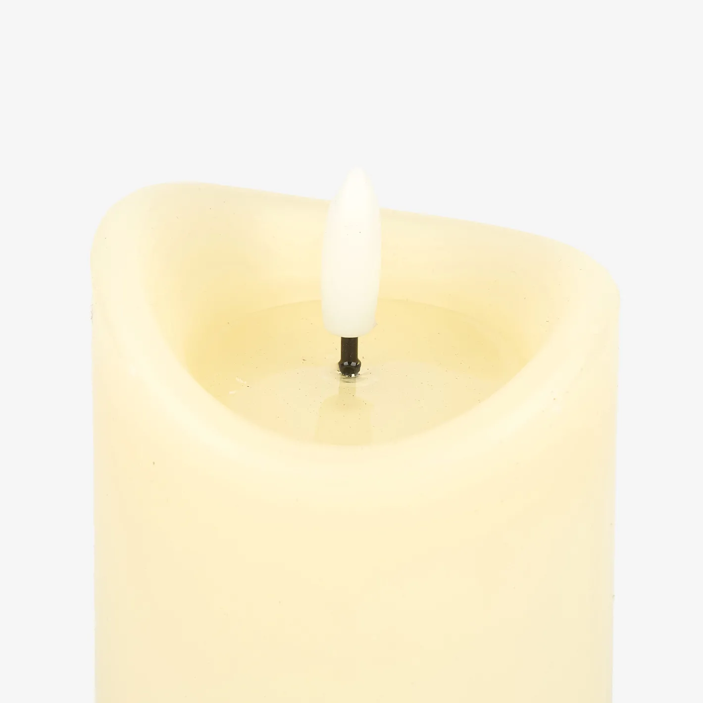 Vela decorativa LED beige Ø7x15cm^Casa Viva Hot