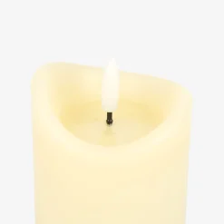 Vela decorativa LED beige Ø7x10cm^Casa Viva Sale