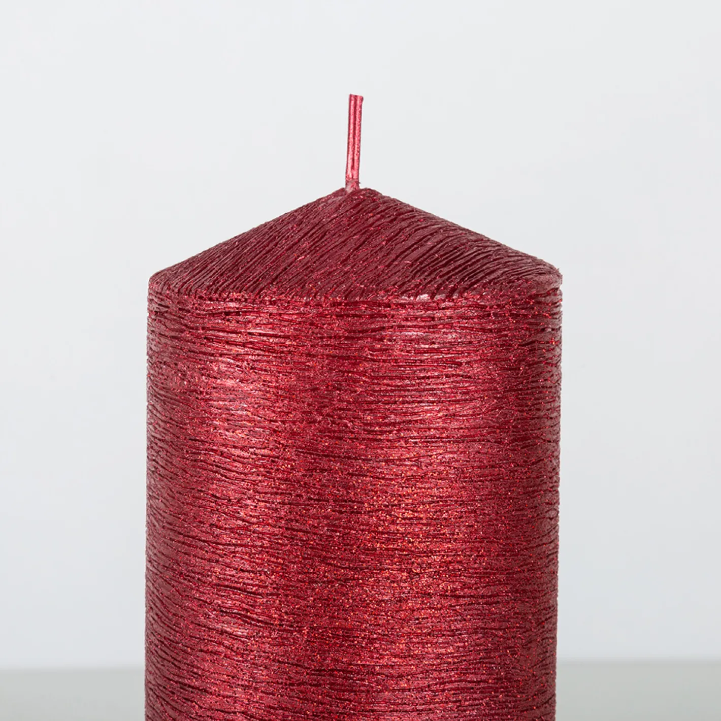 Vela decorativa pilar rojo Ø7x20cm^Casa Viva Hot