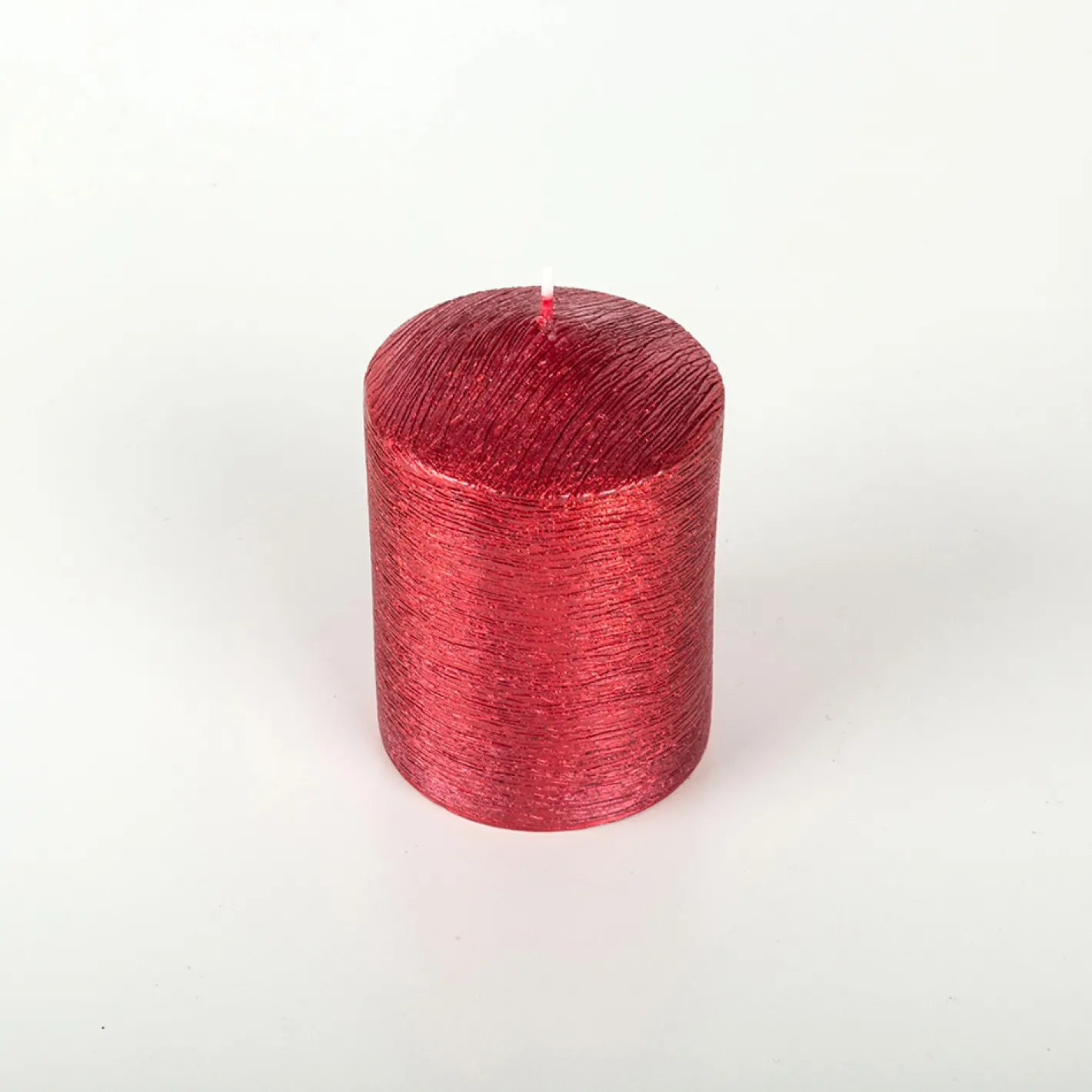 Vela decorativa pilar rojo Ø7x10cm^Casa Viva Clearance