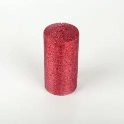 Vela decorativa pilar rojo Ø7x15cm^Casa Viva Best
