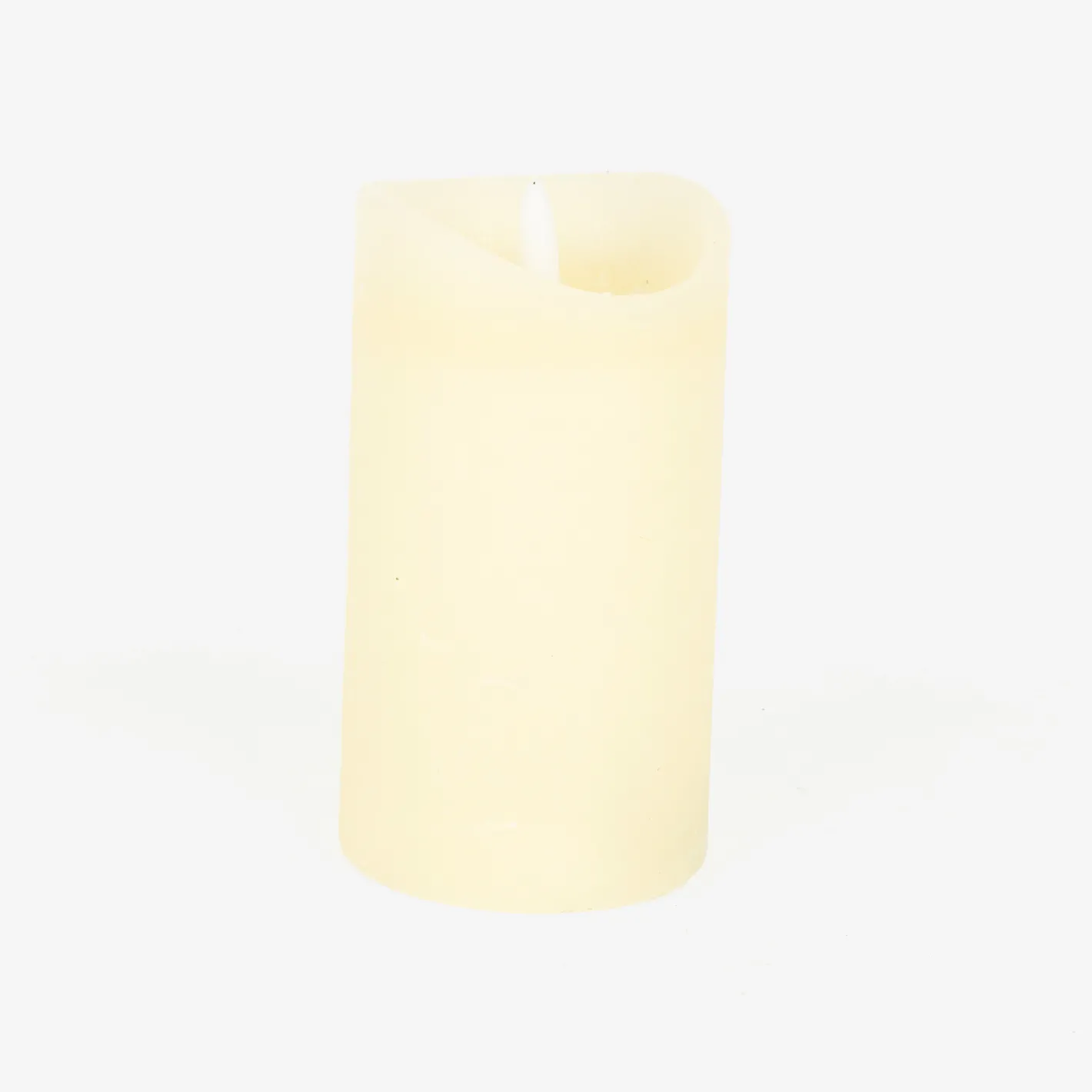 Vela LED crema 7x12,5cm^Casa Viva Online