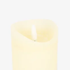 Vela LED crema 7x12,5cm^Casa Viva Online