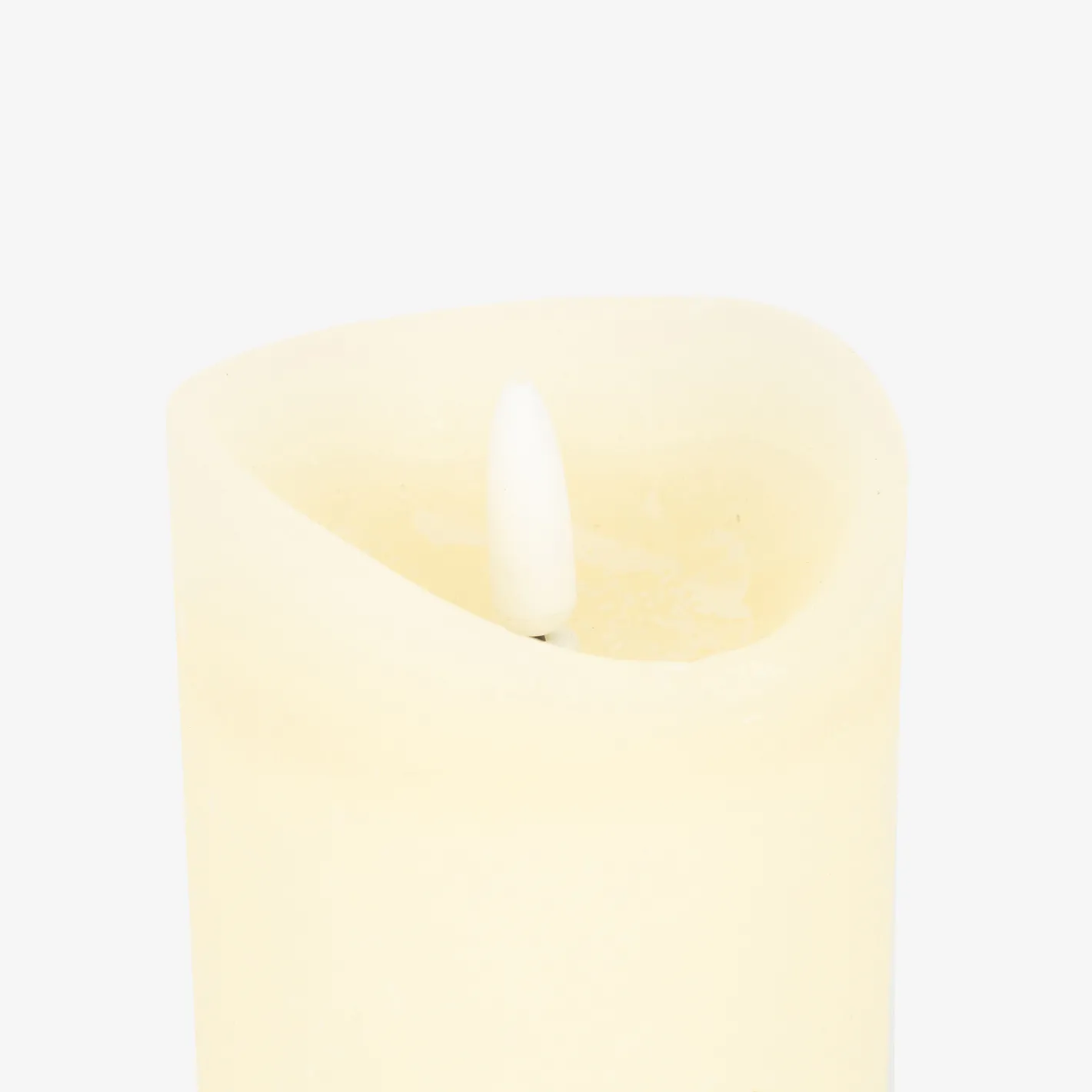 Vela LED crema 7x12,5cm^Casa Viva Online