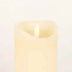 Vela LED crema 7x12,5cm^Casa Viva Online