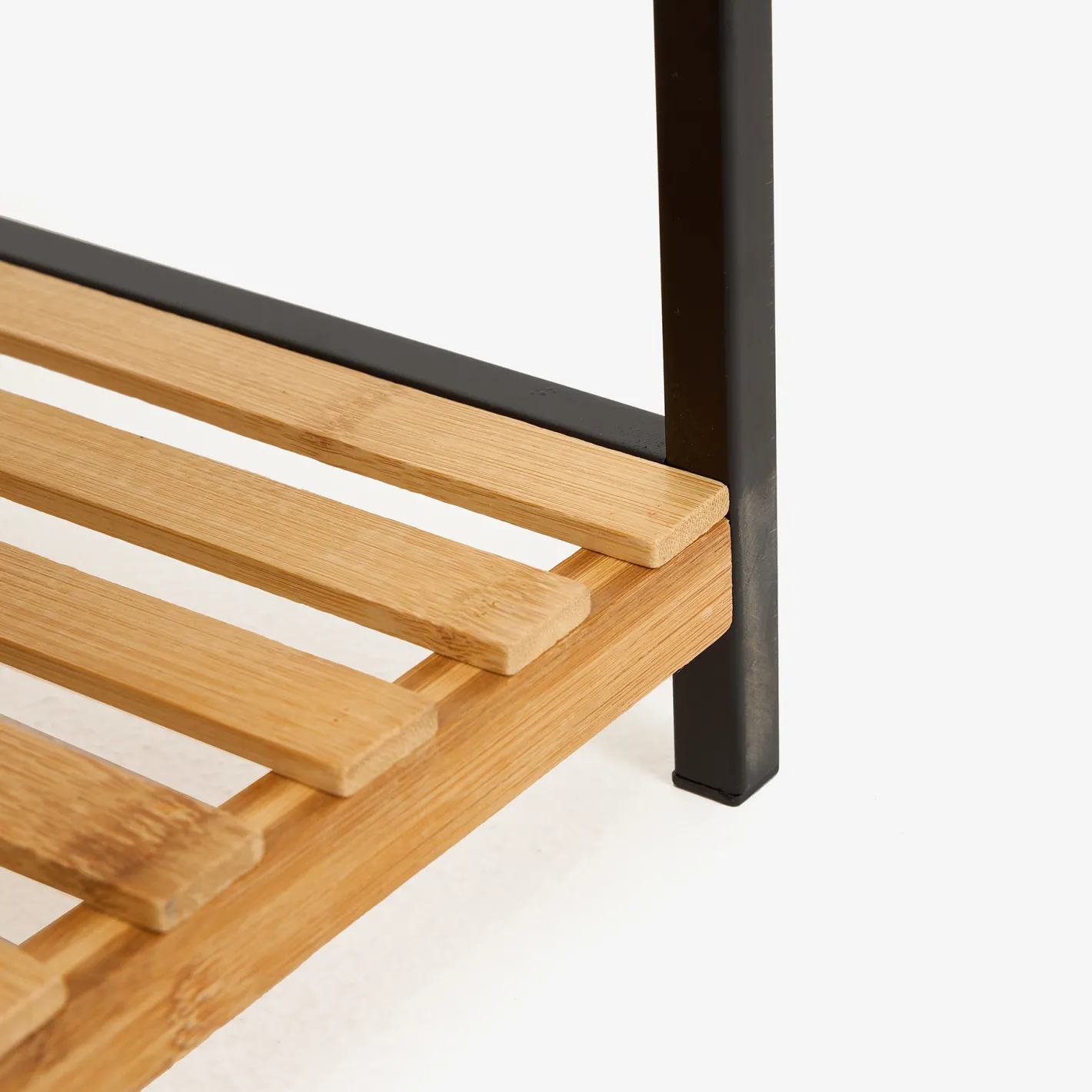 Zapatero de bambú con 3 estantes Kabil 70x33x48cm^Casa Viva New