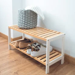 Zapatero de bambú Oliver 69x24x31cm^Casa Viva Sale